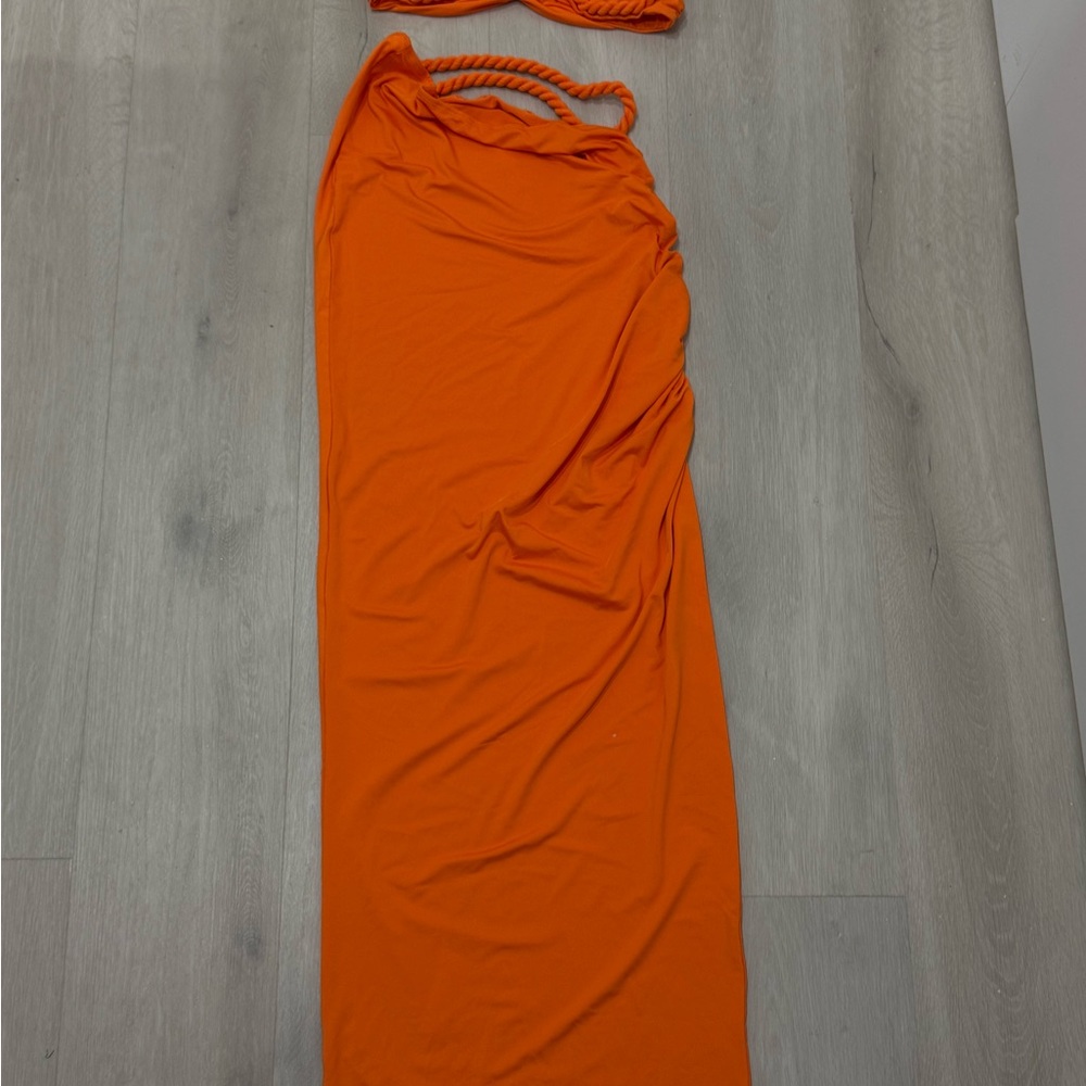 Orange Asymmetrical set